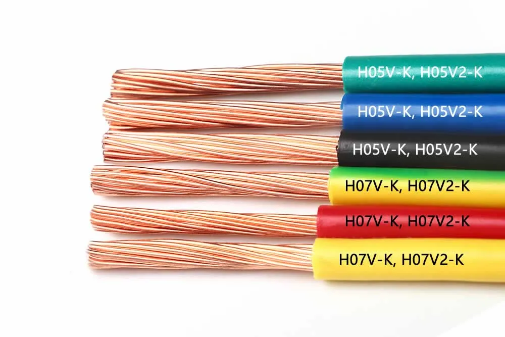 H05V-K, H05V2-K, H07V-K, H07V2-K