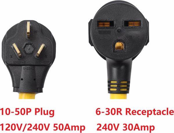 NEMA 10-50P to NEMA 6-30R