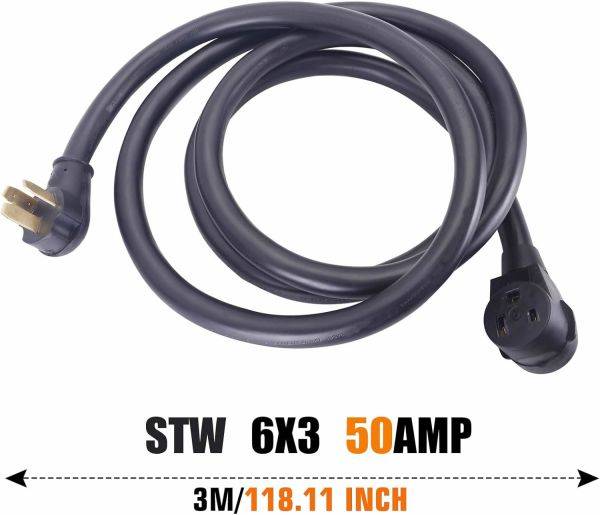 NEMA 10-50P to NEMA 6-50R