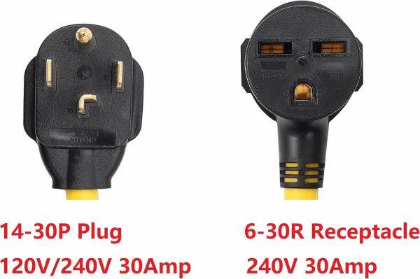 NEMA 14-30P to NEMA 6-30R
