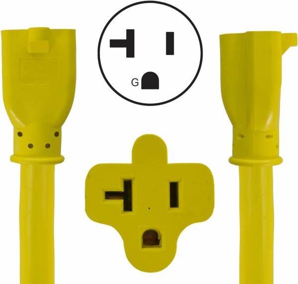 NEMA 14-50P to NEMA TT-30R NEMA 5-20R