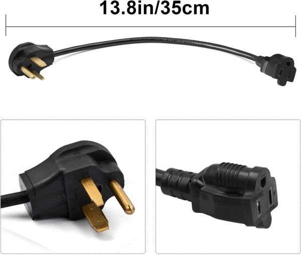 NEMA 6-50P to NEMA 5-15R