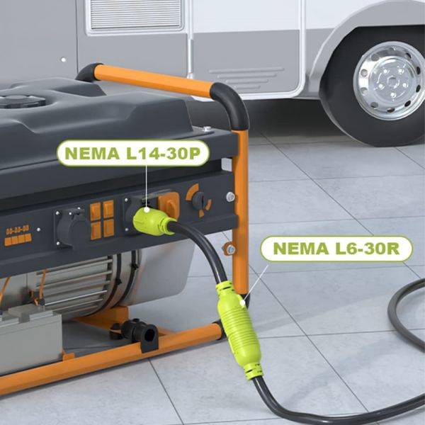 NEMA L14-30P to NEMA l6-30R