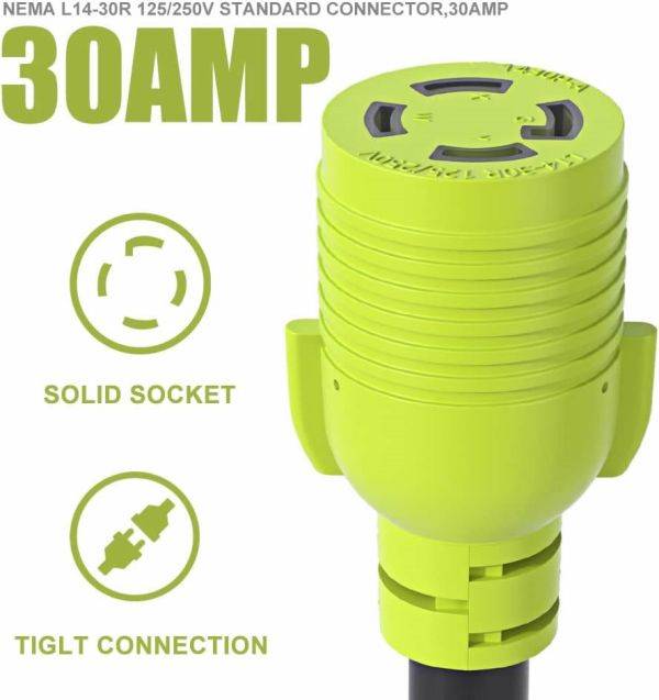 NEMA L5-30P to NEMA L14-30R