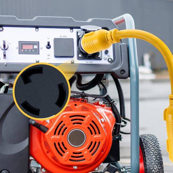 NEMA L5-30P to NEMA L5-30R X2