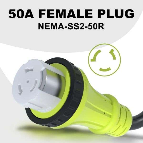 NEMA TT-30P to NEMA SS2-50R
