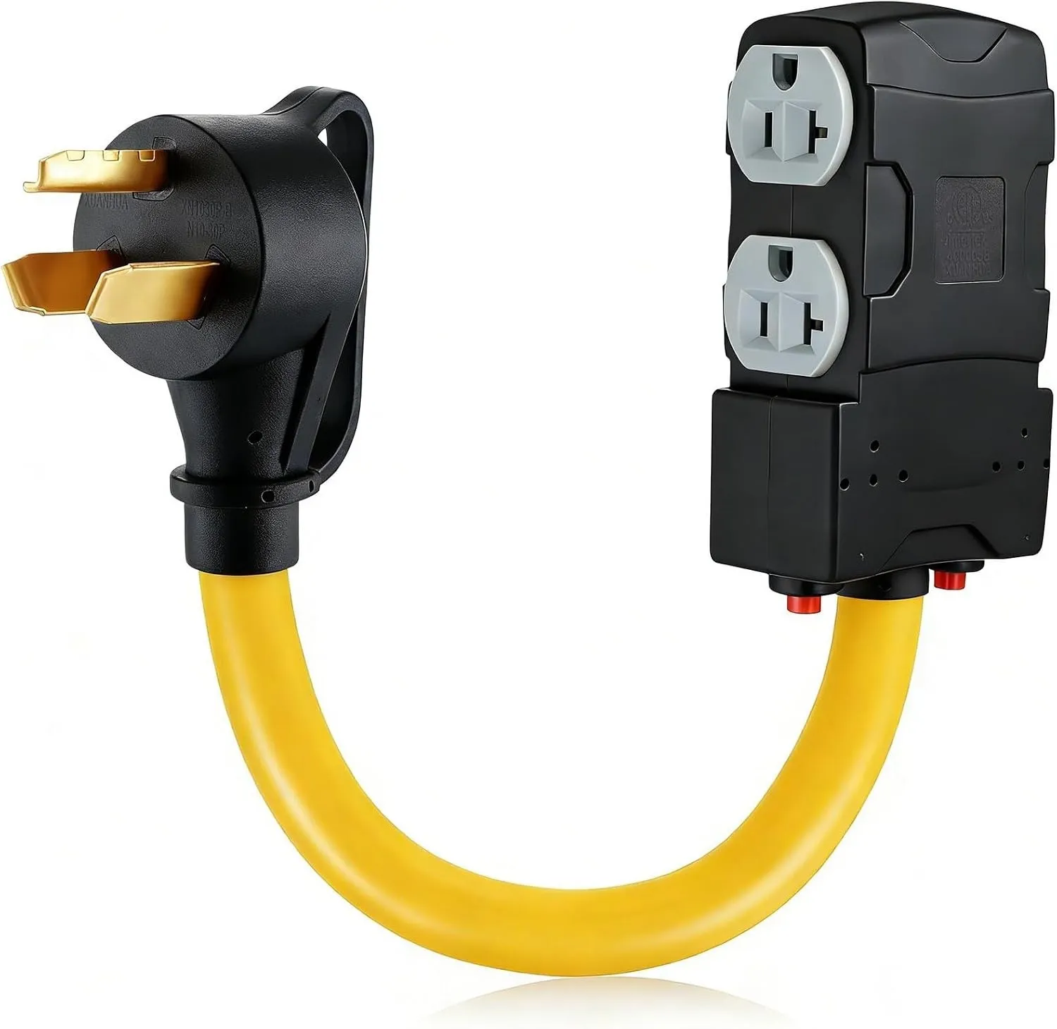 NEMA TT-30P to NEMA 5-20R X4<br>Power Adapter Cord Sets