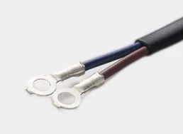 Remove Outer Jacket Round Ring Terminals Remove Outer Jacket Round Ring Terminals